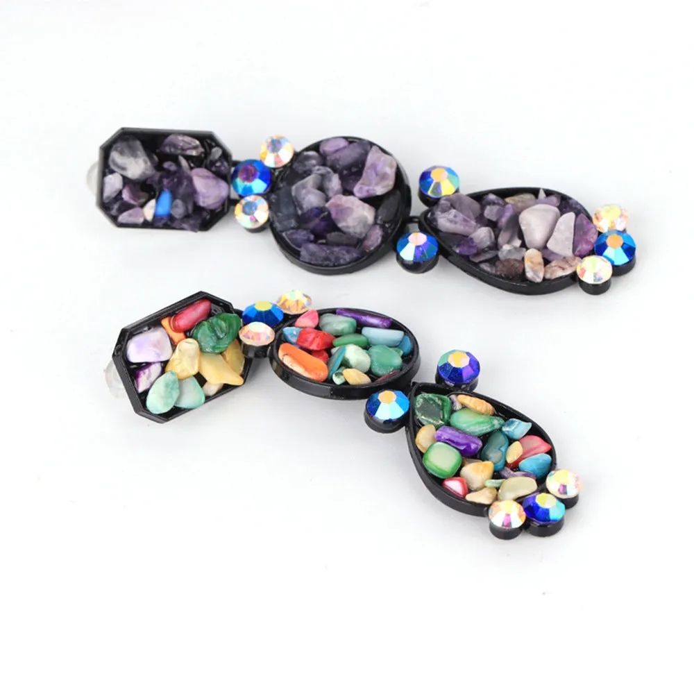 10 Pairs Lot Gemstone Earrings Gold Plated Wholesale Women Fashion Jewelry