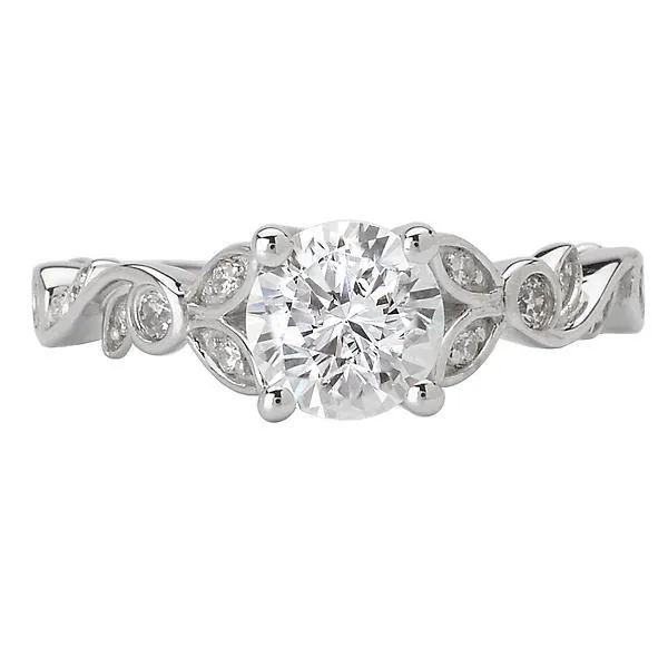 14kt Nature Inspired Solitaire
