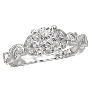 14kt Nature Inspired Solitaire