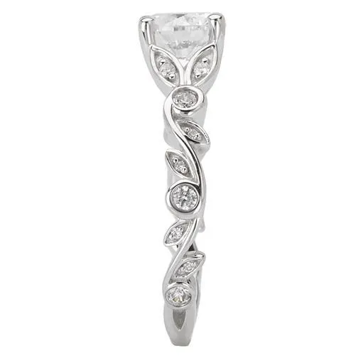 14kt Nature Inspired Solitaire