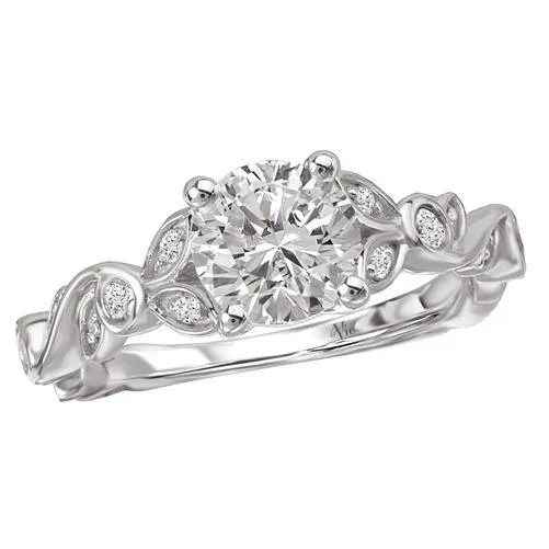 14kt Nature Inspired Solitaire
