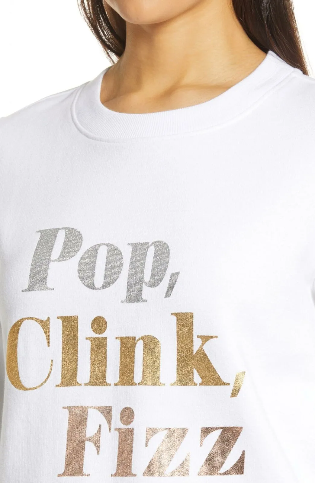 1901 Women's Pop Clink, Fizz Graphic Sweatshirt