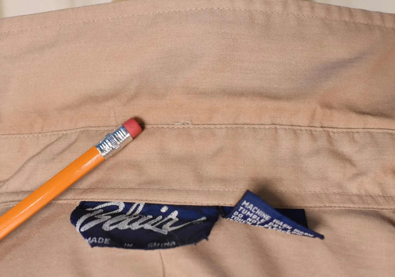 1980s Tan Safari Pocket Shirt