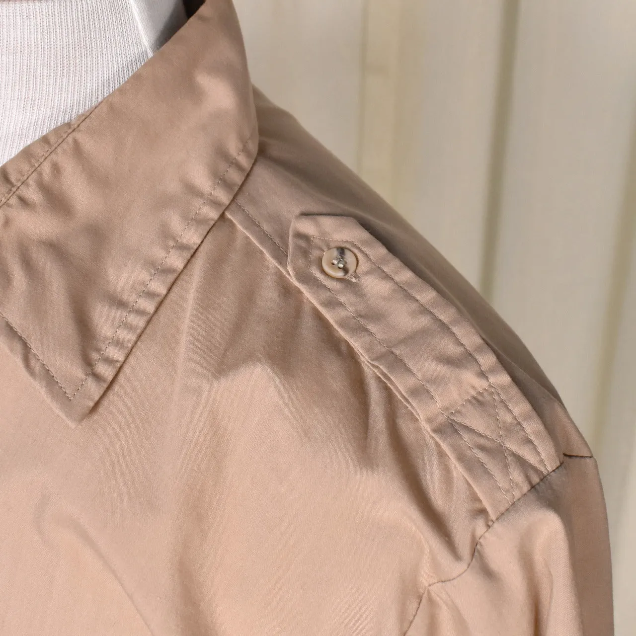 1980s Tan Safari Pocket Shirt