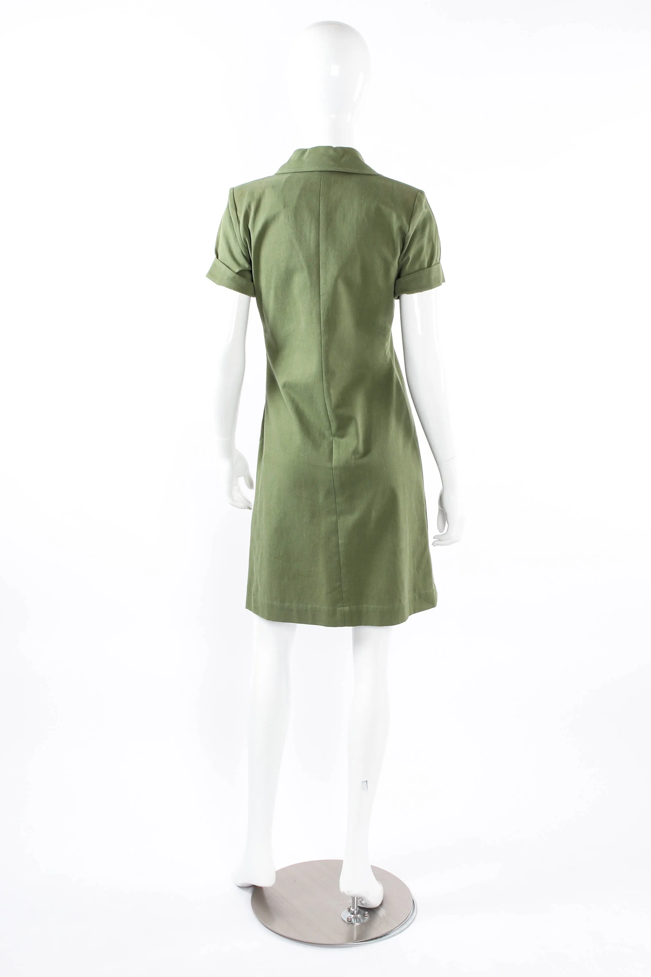 1990 Safari Lace-Up Dress