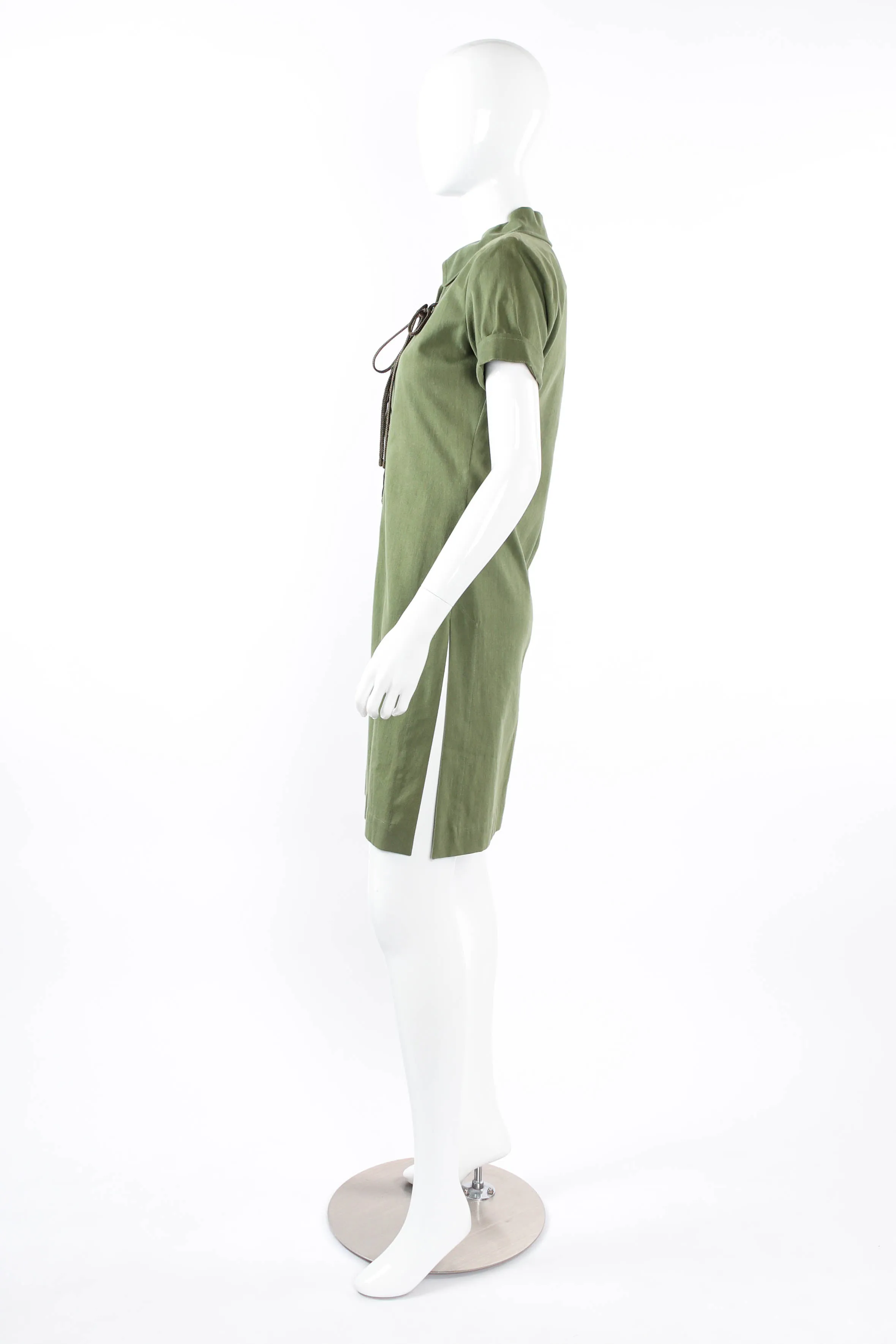 1990 Safari Lace-Up Dress