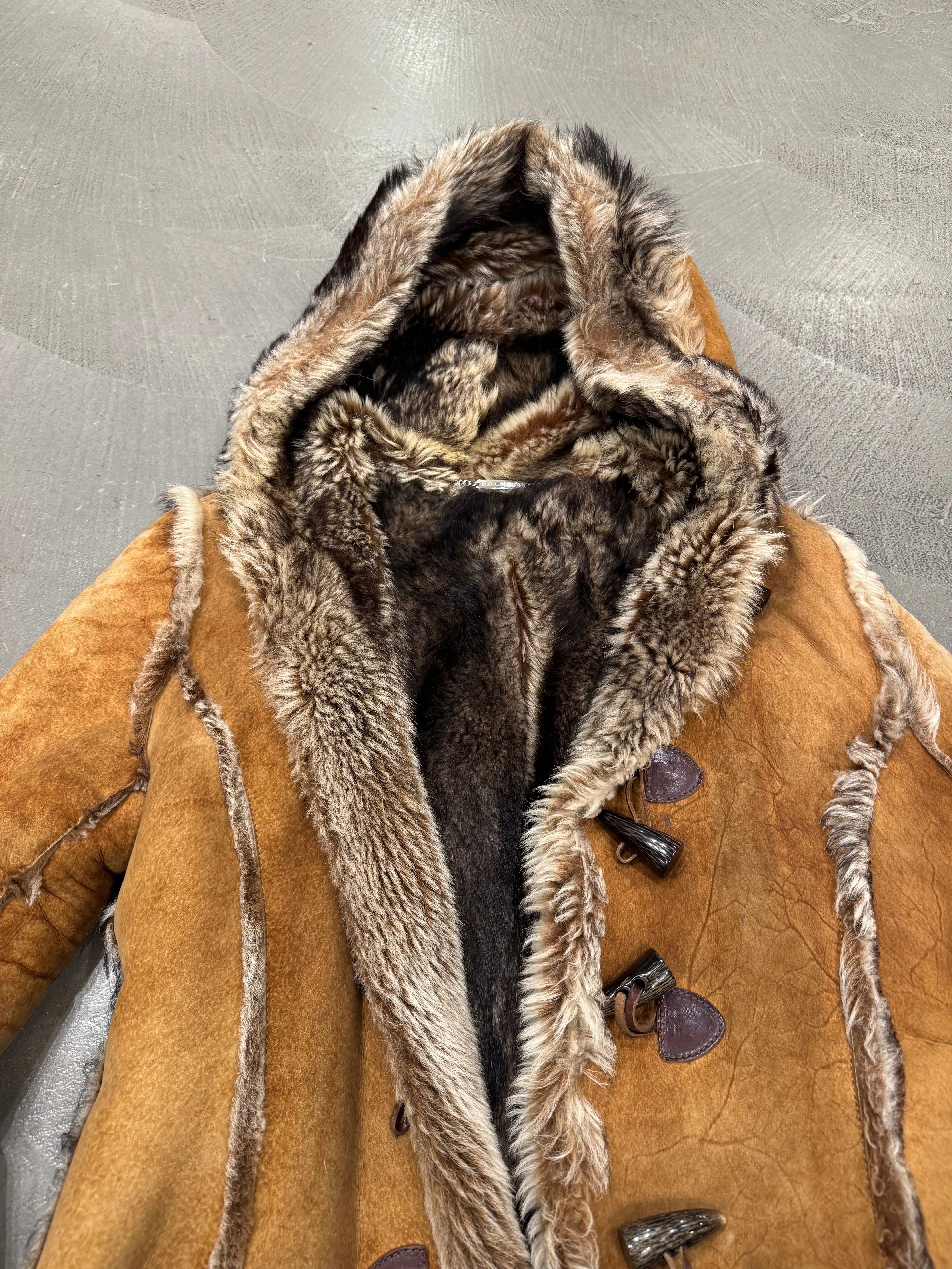 2001 Dolce & Gabbana real lamb fur shearling coat