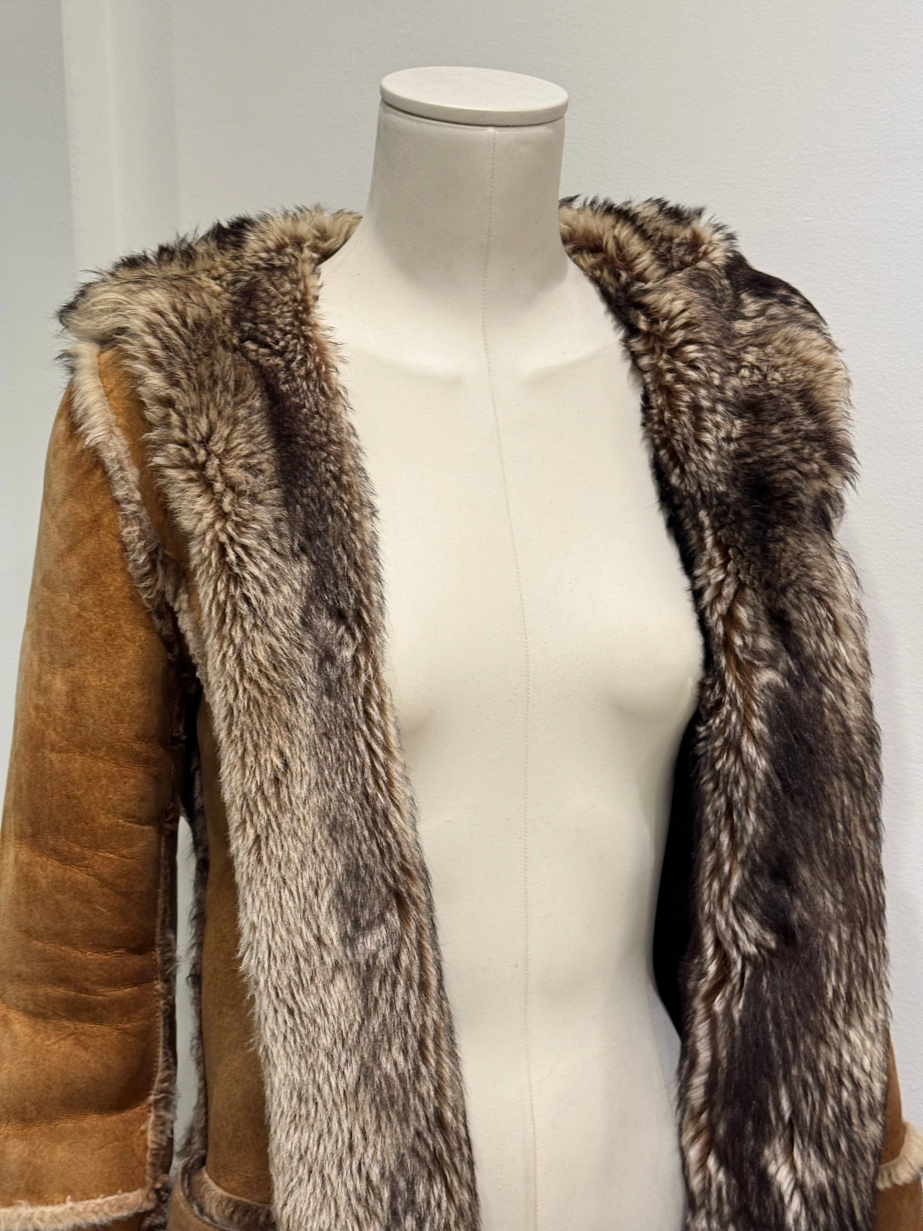2001 Dolce & Gabbana real lamb fur shearling coat