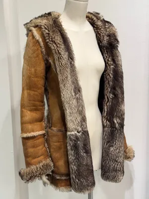 2001 Dolce & Gabbana real lamb fur shearling coat