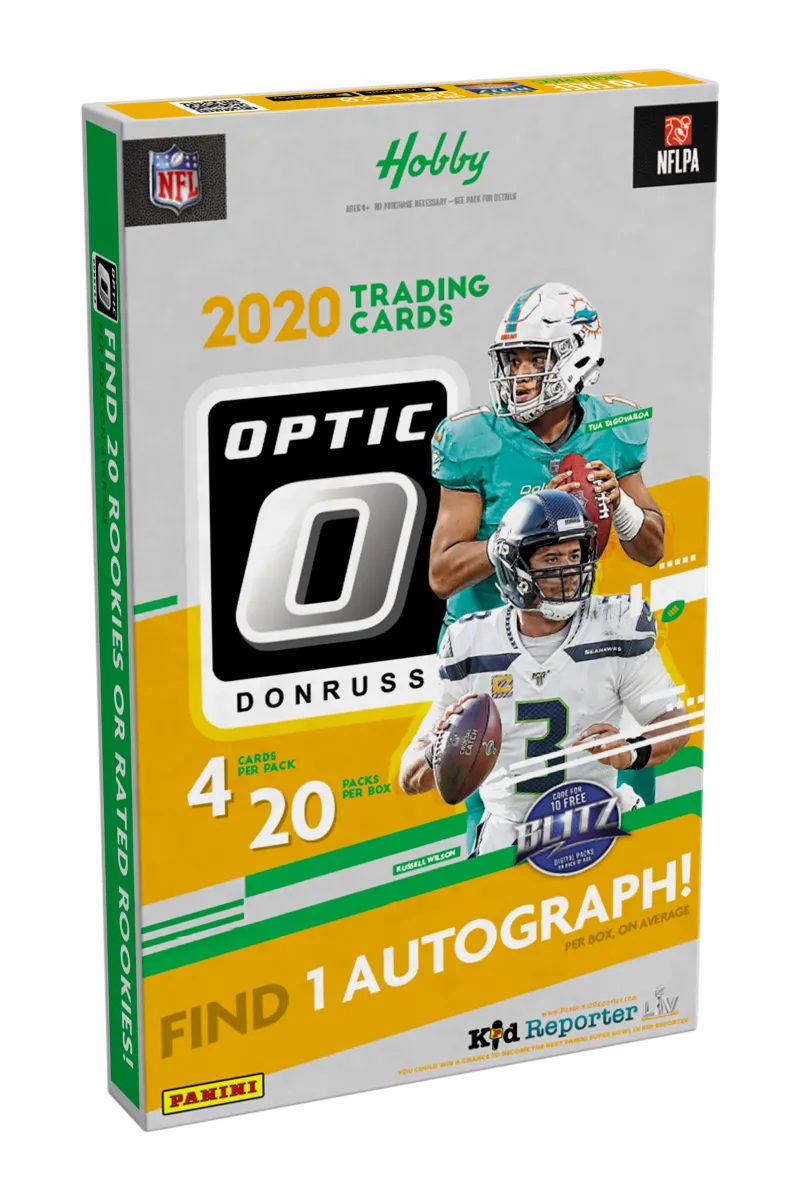2020 NFL Panini Donruss Optic Football Hobby 1 Box Break #3