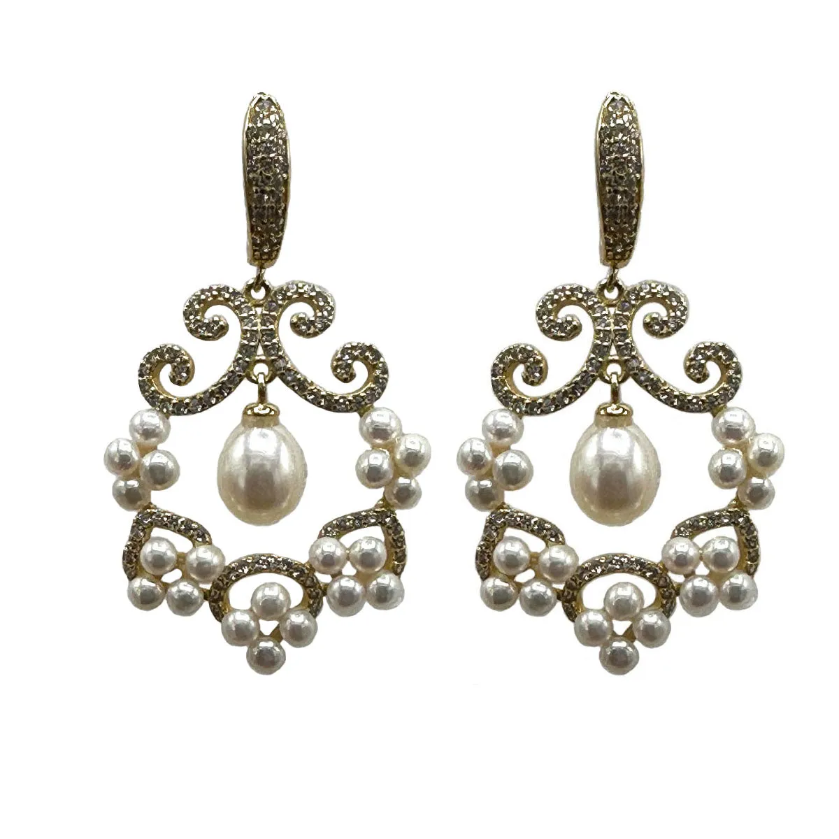 326-01-G | CHANDELIER EARRINGS IN GOLD