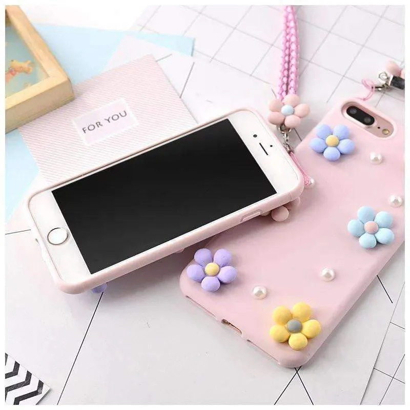 3D Flowers Case - Modern Artistic Floral iPhone Case