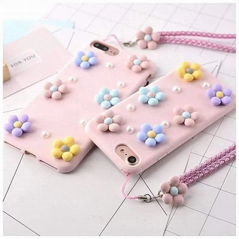 3D Flowers Case - Modern Artistic Floral iPhone Case