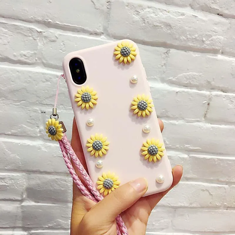 3D Flowers Case - Modern Artistic Floral iPhone Case