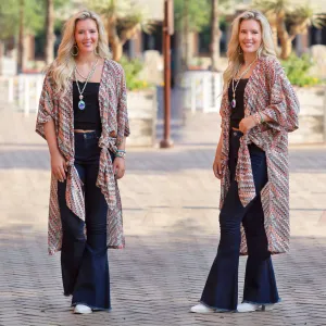 6714 - Bohemian Duster - Blue