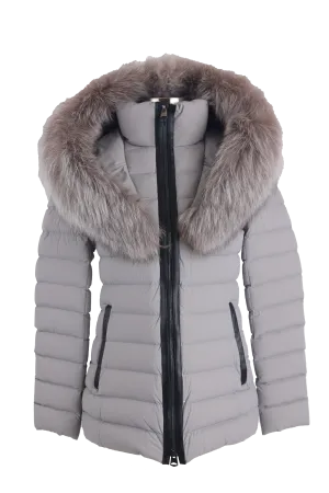 Adali Down Filled Fur Trim Puffer Jacket
