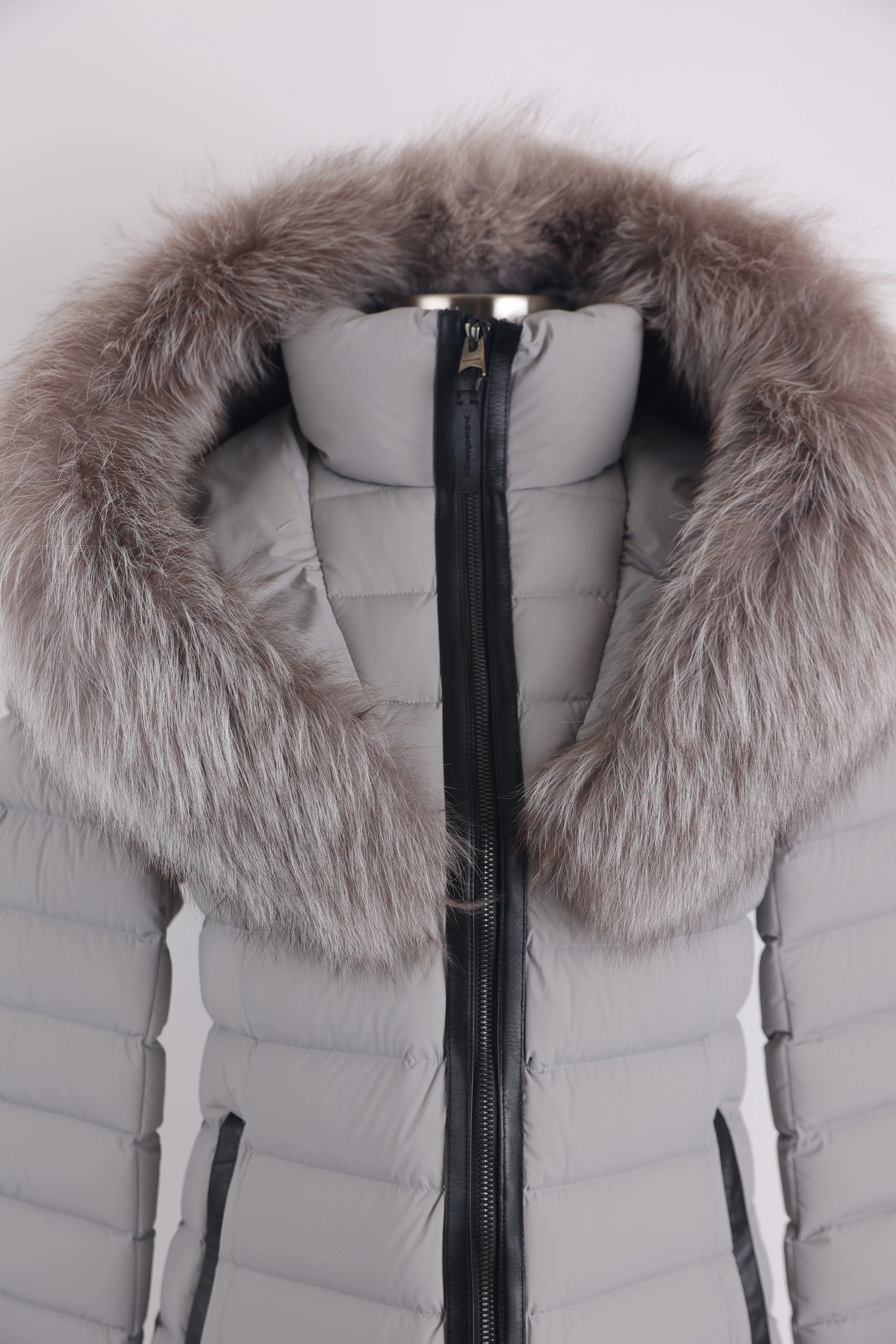 Adali Down Filled Fur Trim Puffer Jacket