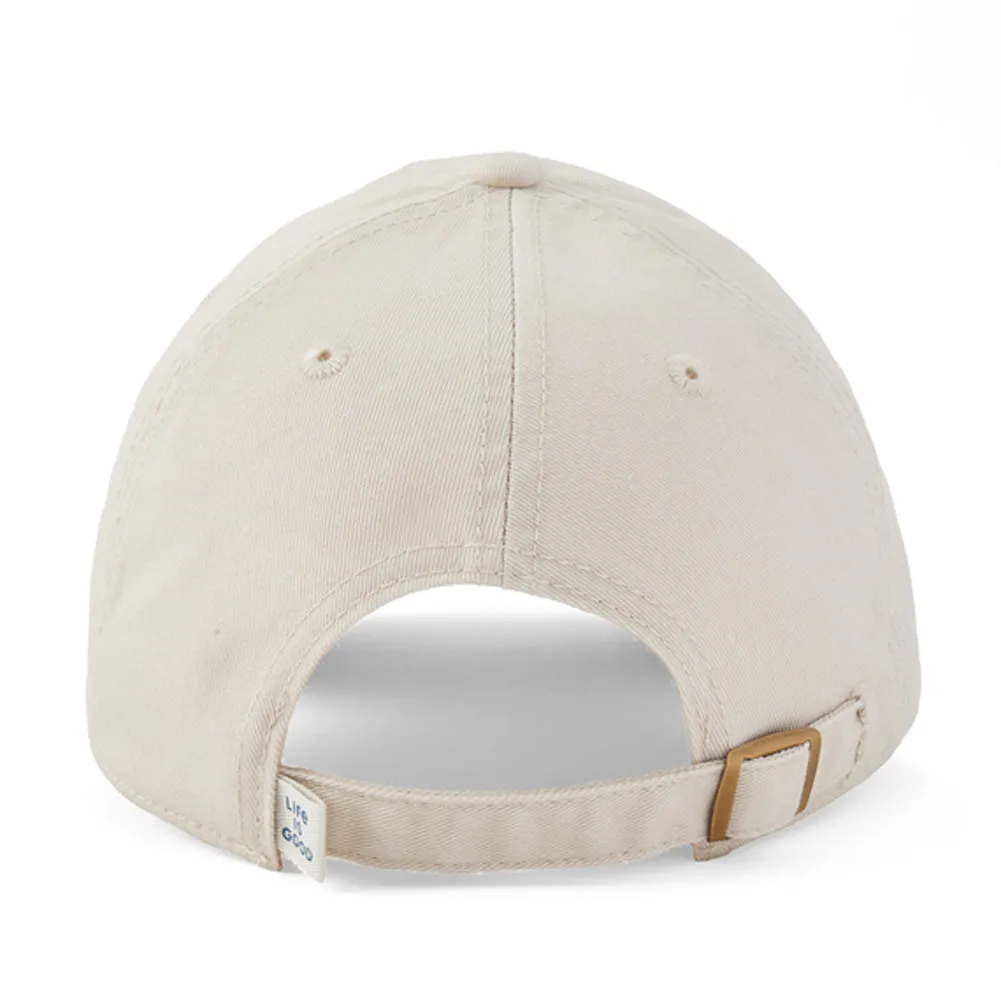 Adult Unisex Vintage Sitting Dog Chill Cap - Birch White - 130037