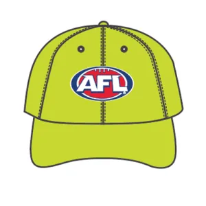AFLCW25 Goal Umpire Cap w AFL logo (GREEN)