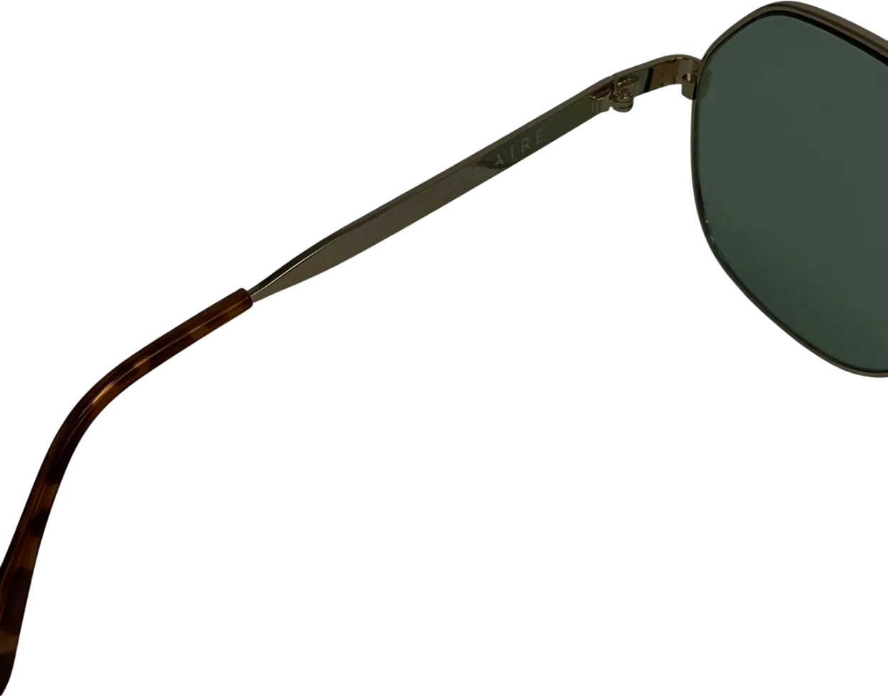 aire Metallic Cosmos - Bright Gold Sunglasses One Size