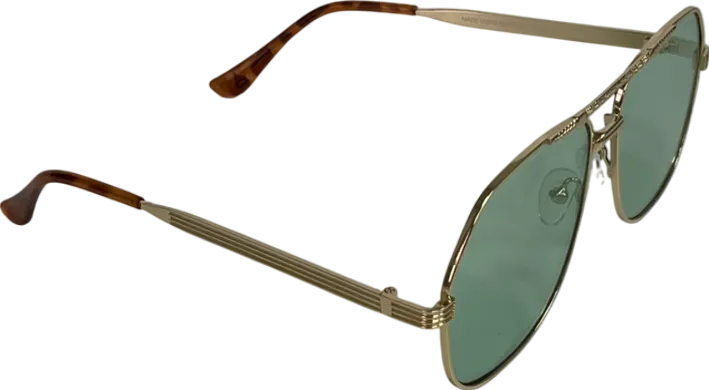 aire Metallic Cosmos - Bright Gold Sunglasses One Size