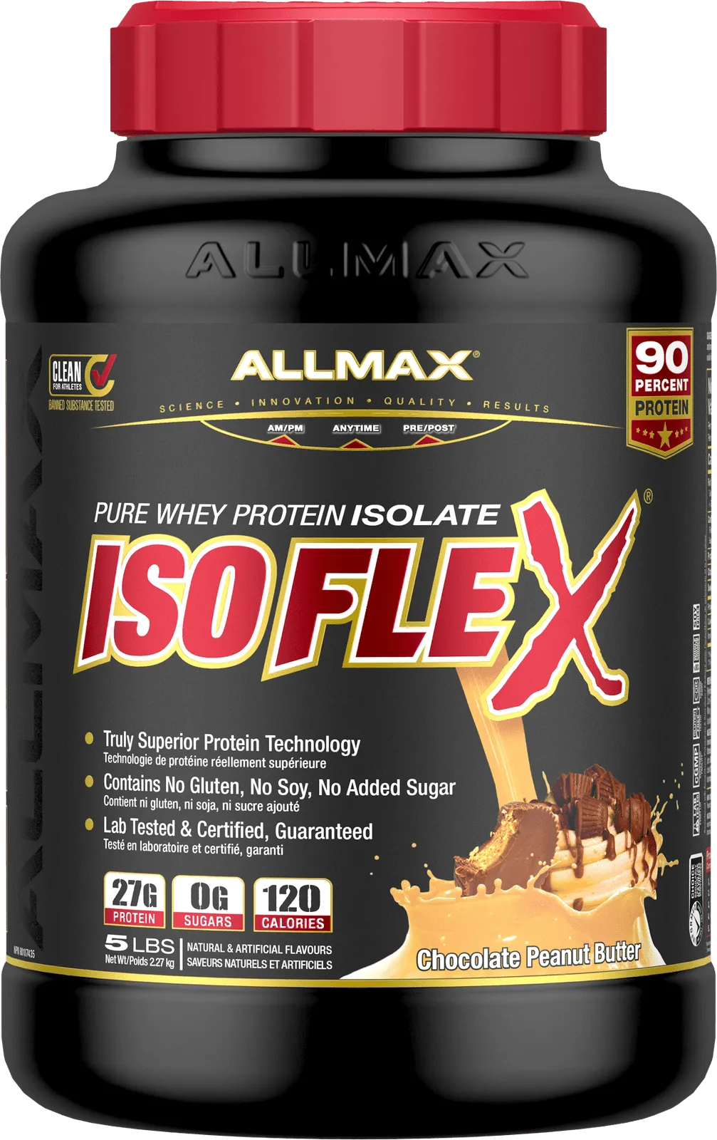 ALLMAX IsoFlex Pure Whey Protein Isolate - Chocolate Peanut Butter (Powder)
