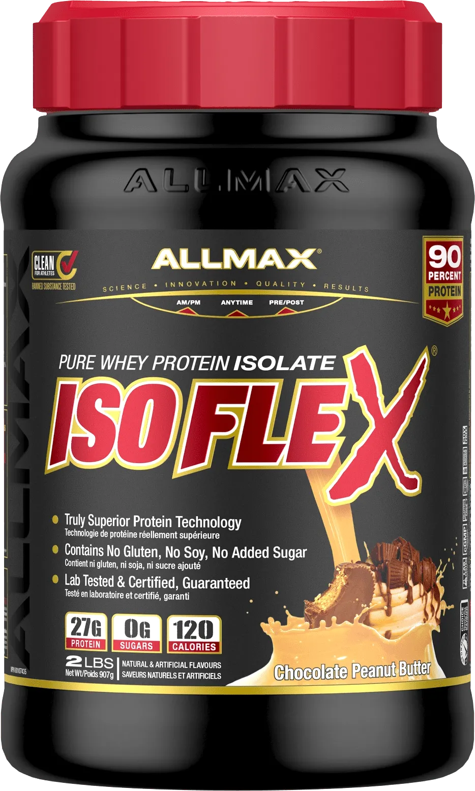 ALLMAX IsoFlex Pure Whey Protein Isolate - Chocolate Peanut Butter (Powder)