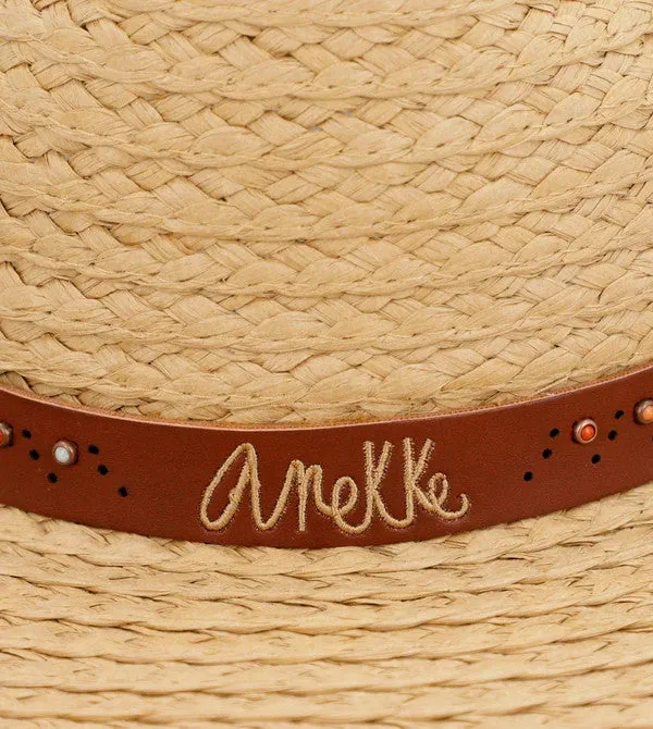 Anekke Toasted Raffia Straw Hat