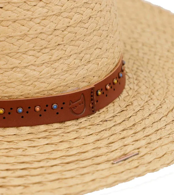 Anekke Toasted Raffia Straw Hat