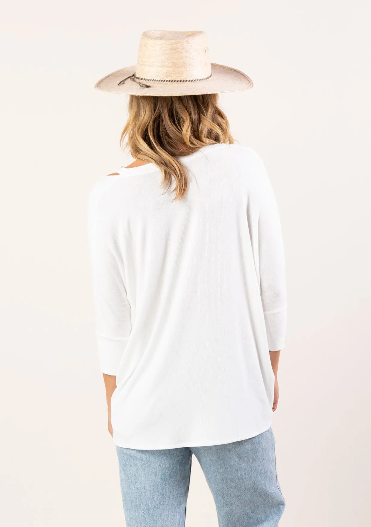 Anissa Micro Rib Tee