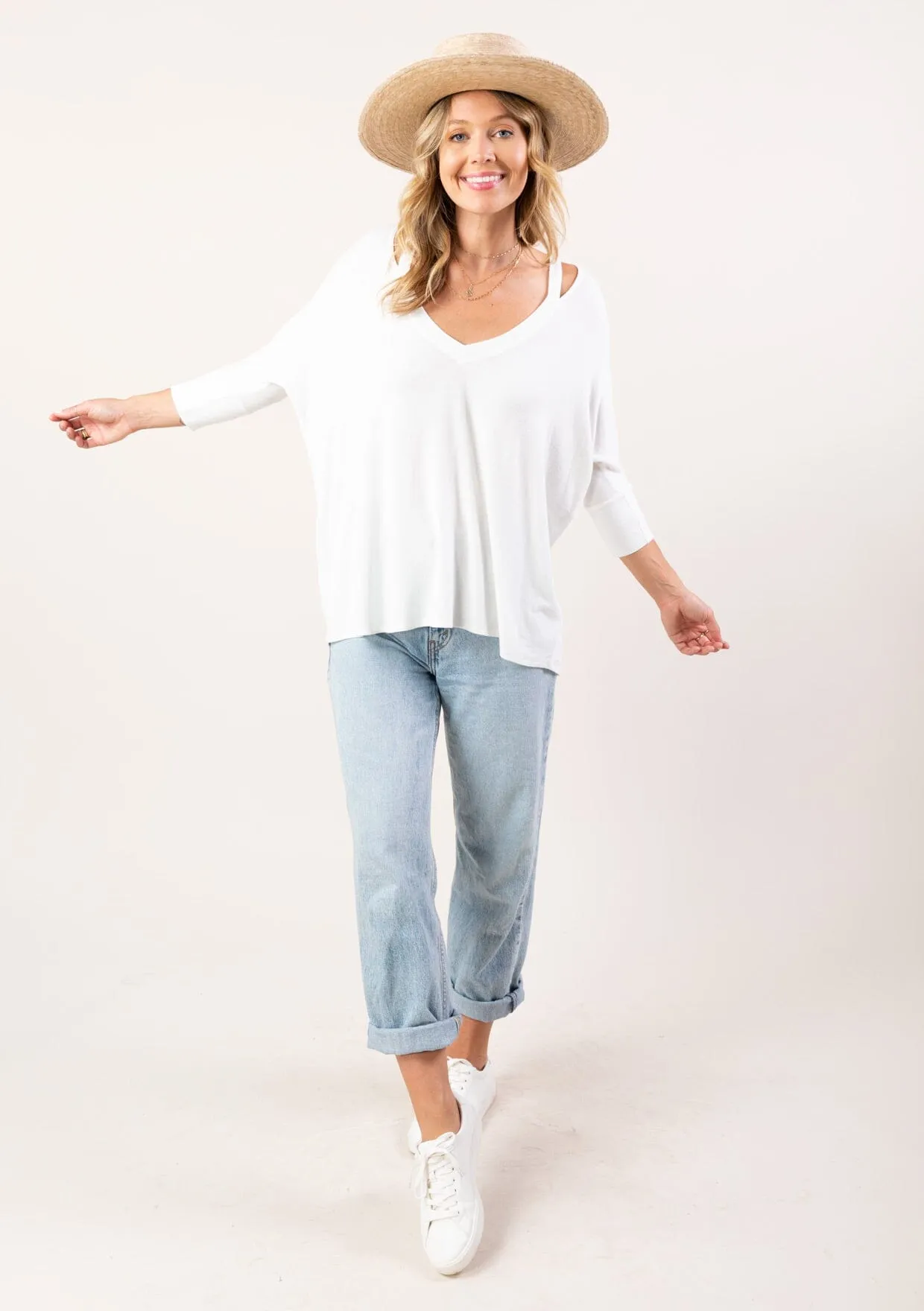 Anissa Micro Rib Tee