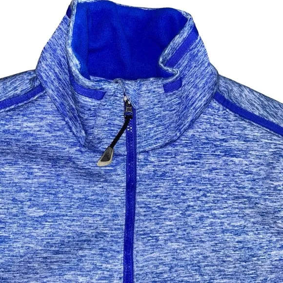 Antigua Blue Zip Golf Jacket Women’s S Outdoorsy Casual Sporty Athletic Workout