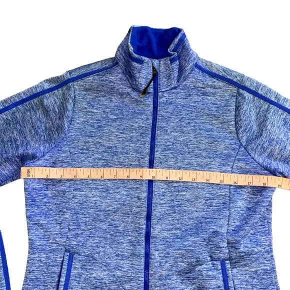 Antigua Blue Zip Golf Jacket Women’s S Outdoorsy Casual Sporty Athletic Workout