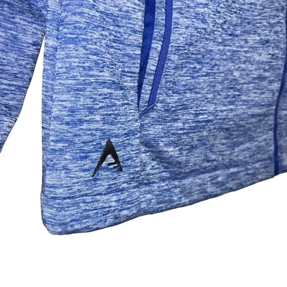 Antigua Blue Zip Golf Jacket Women’s S Outdoorsy Casual Sporty Athletic Workout