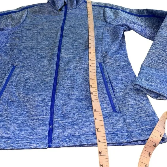 Antigua Blue Zip Golf Jacket Women’s S Outdoorsy Casual Sporty Athletic Workout