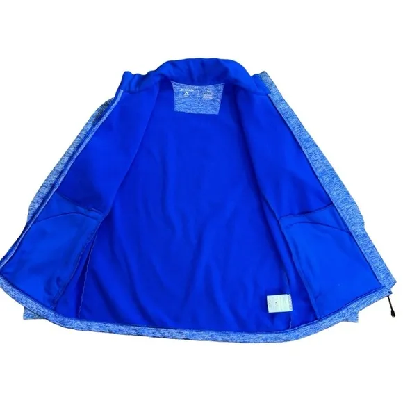 Antigua Blue Zip Golf Jacket Women’s S Outdoorsy Casual Sporty Athletic Workout