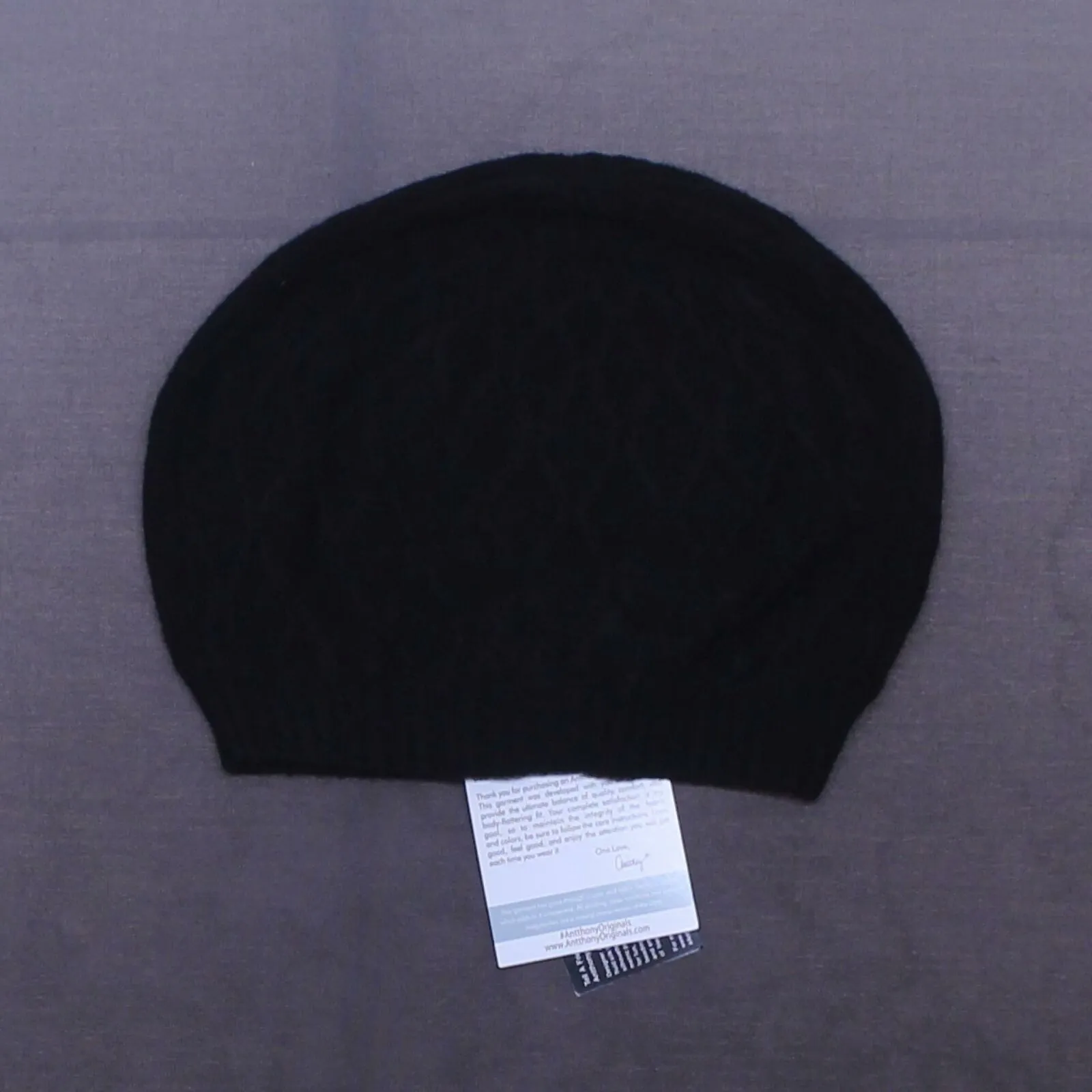 Antthony Women's Cable Knit Beret Beanie Hat