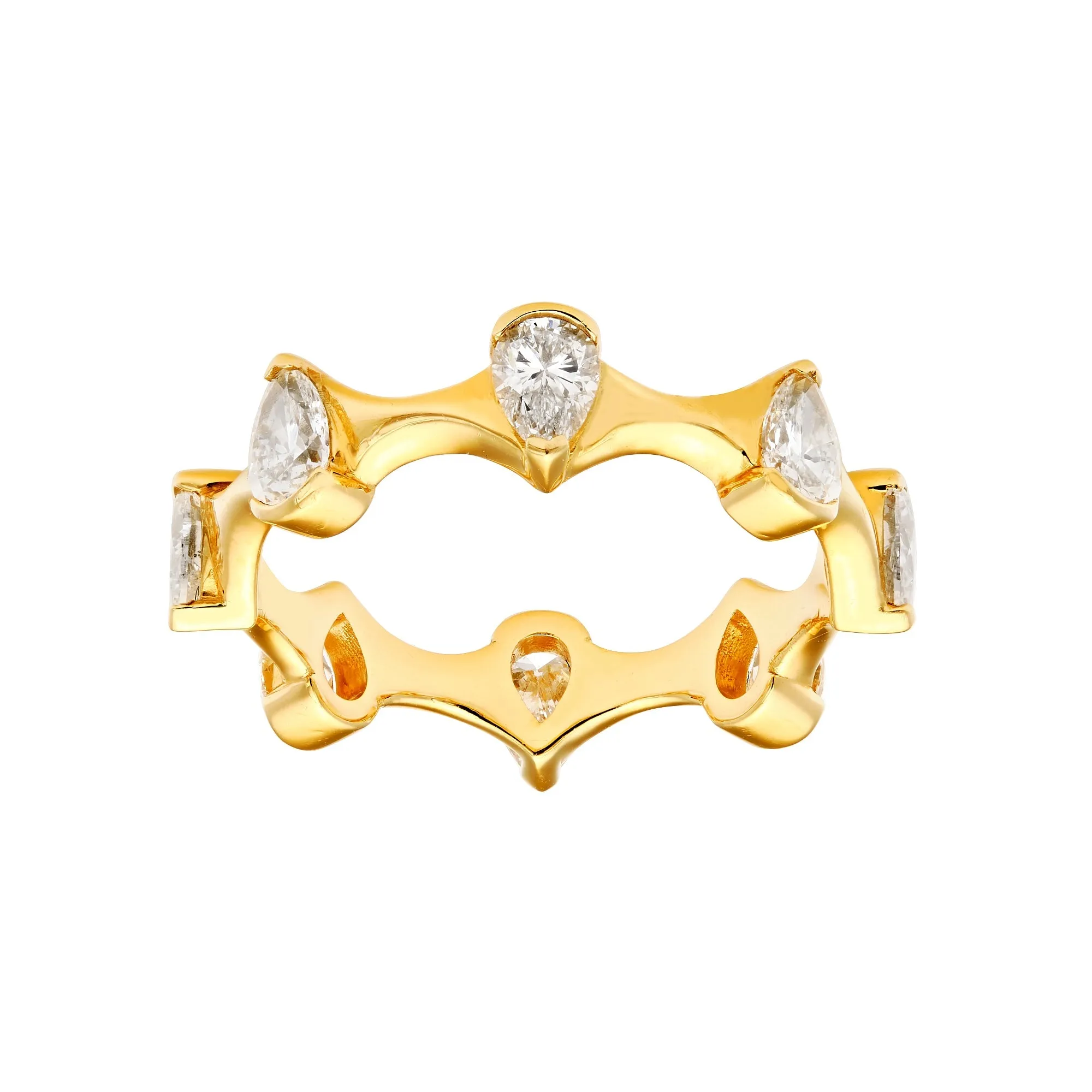 Arles Band Diamond Ring