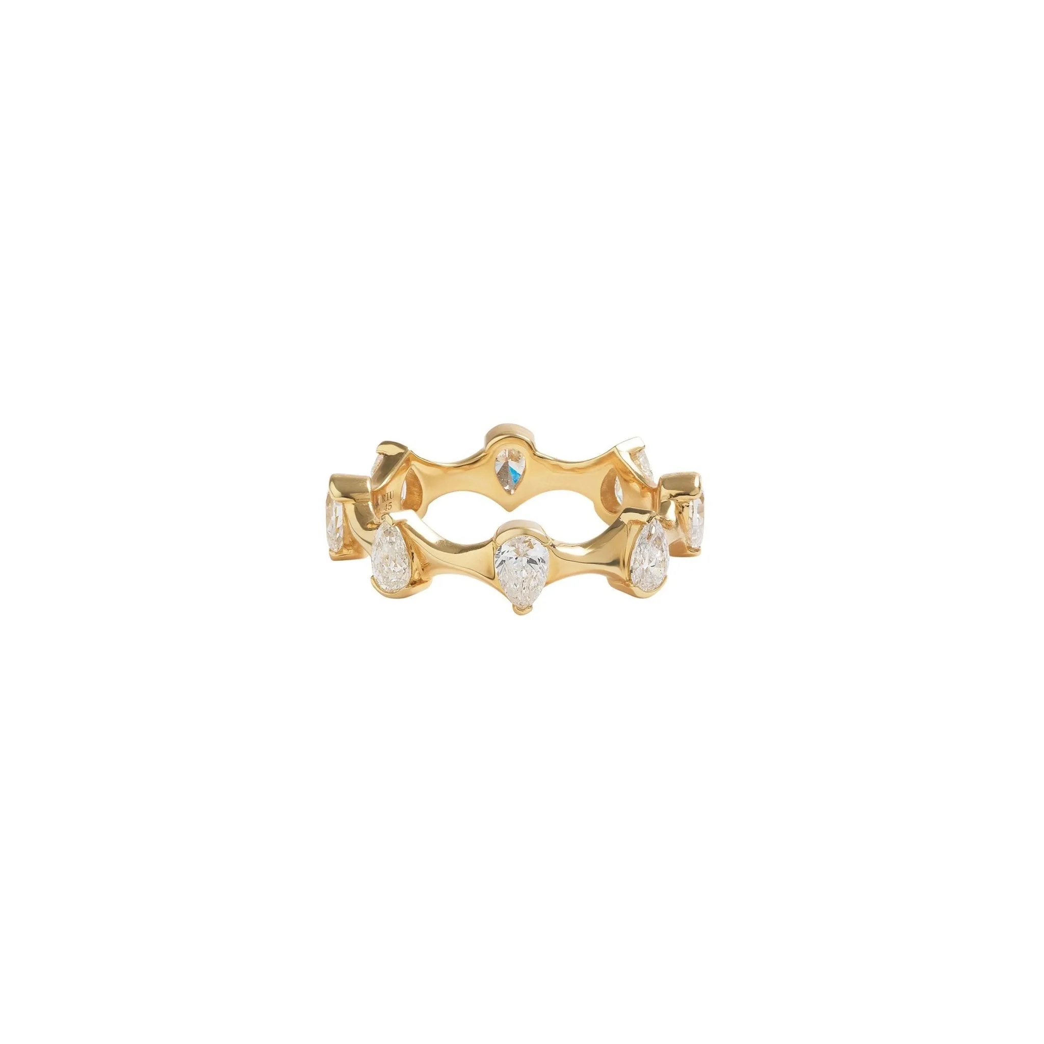 Arles Band Diamond Ring