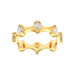 Arles Band Diamond Ring