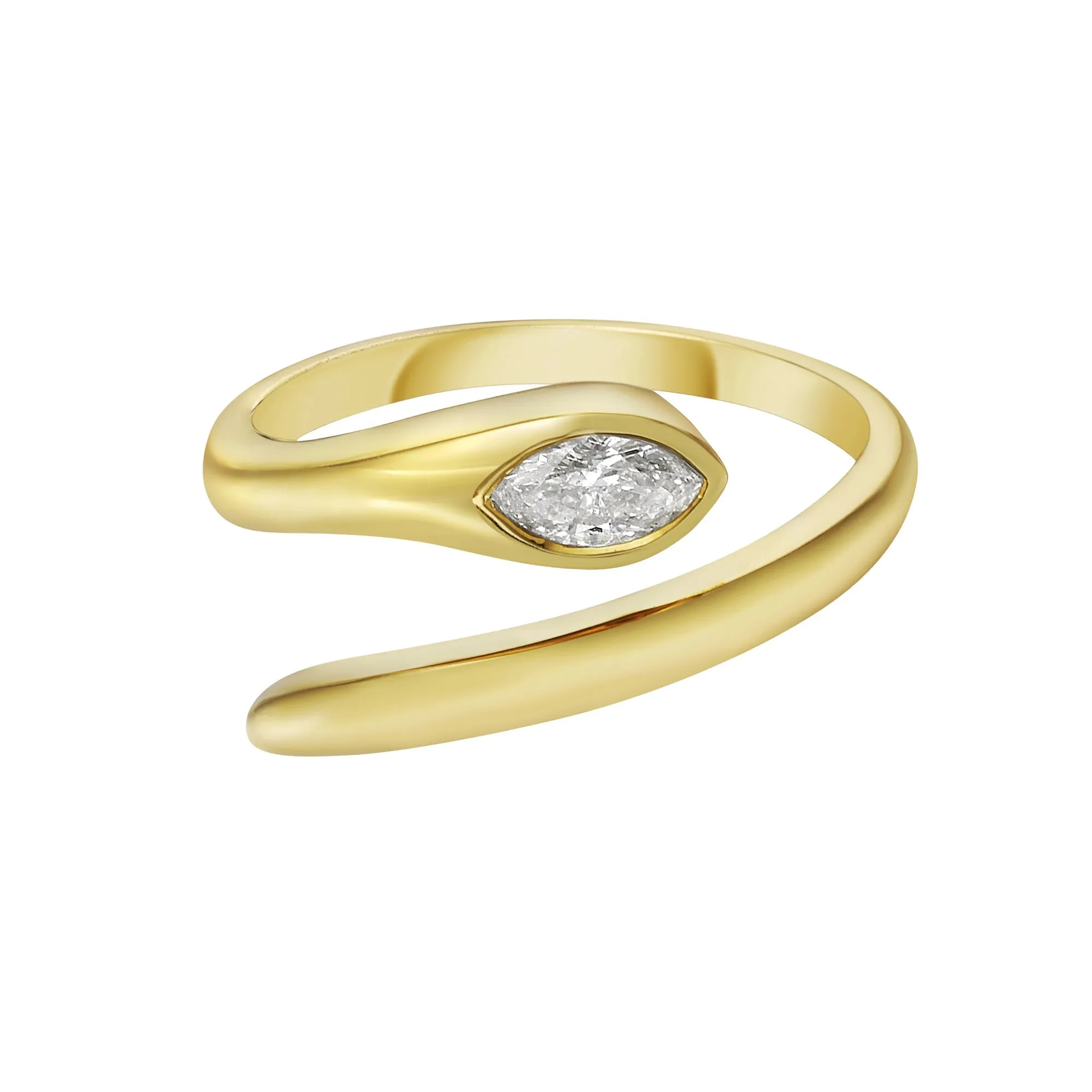 Arles Diamond Wrap Ring
