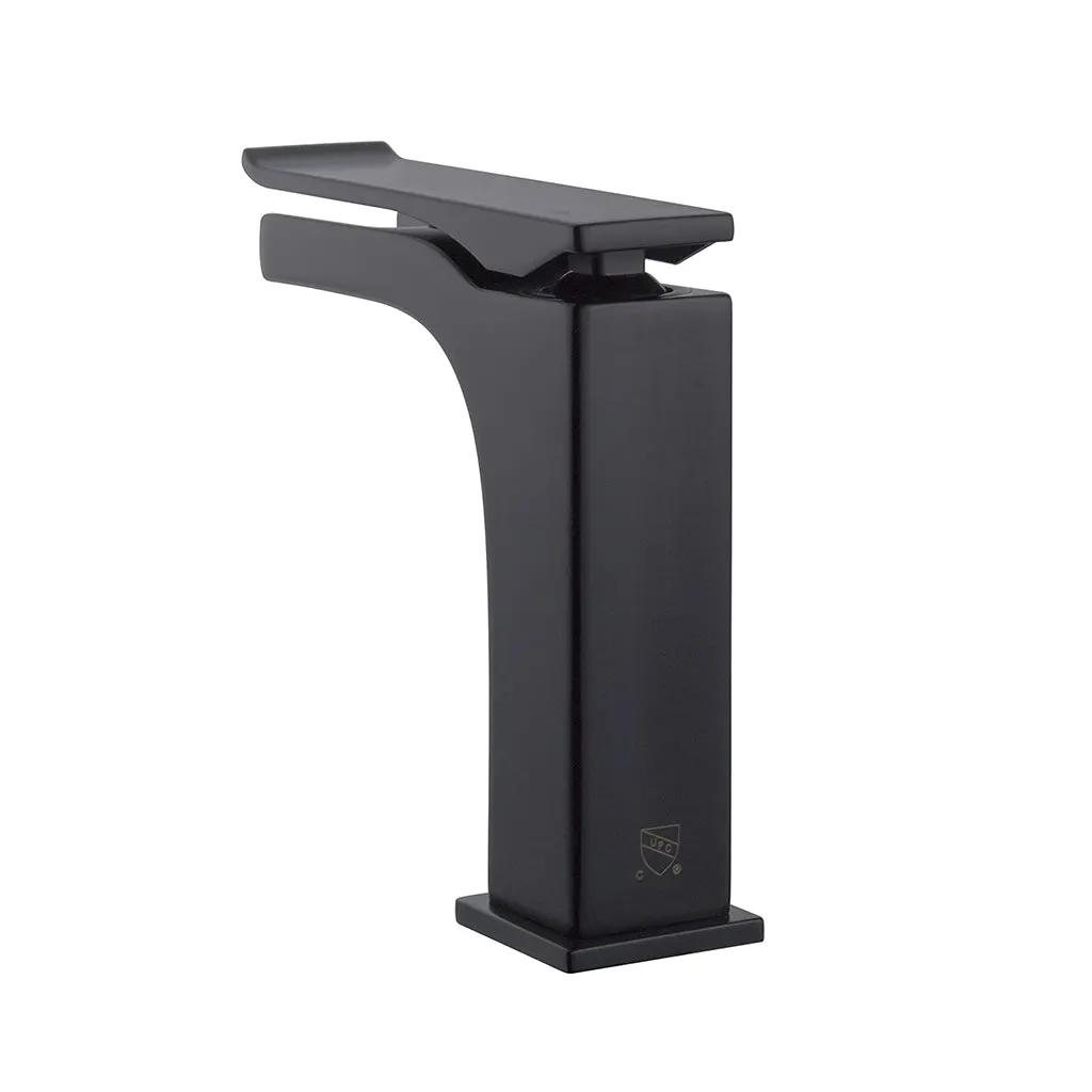 Artistic Bathroom Faucet - Single Hole - 5" Brass/Matt Black (Final Sale)