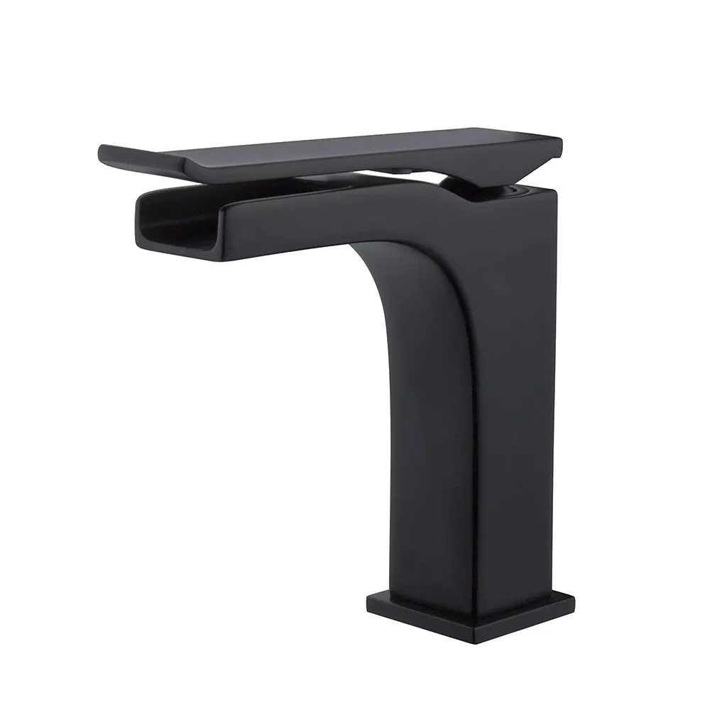 Artistic Bathroom Faucet - Single Hole - 5" Brass/Matt Black (Final Sale)