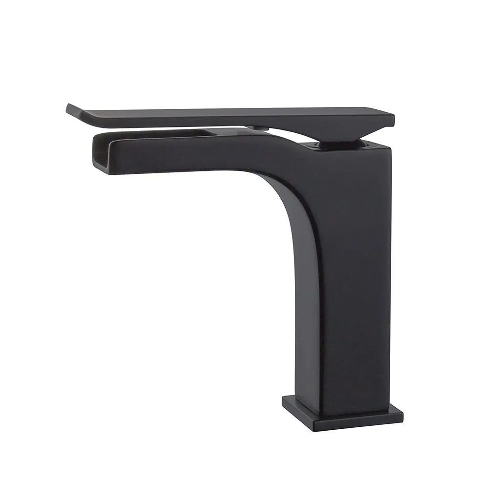 Artistic Bathroom Faucet - Single Hole - 5" Brass/Matt Black (Final Sale)