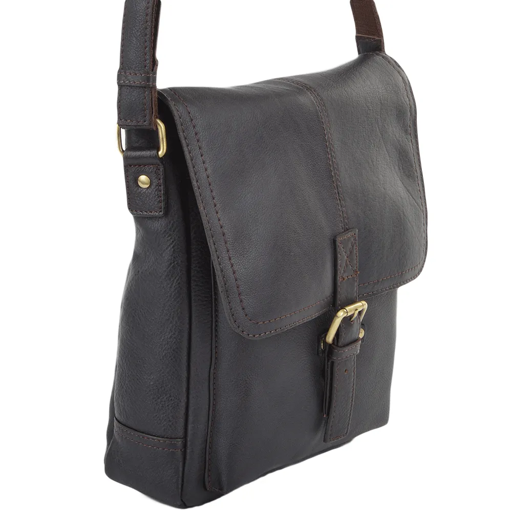 Ashwood Benjamin Leather Messenger Bag