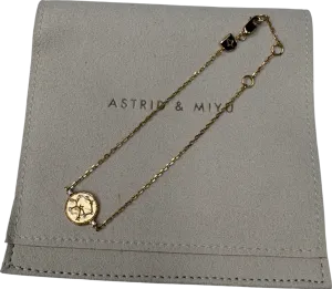 Astrid & Miyu Sagittarius Gold Zodiac Bracelet
