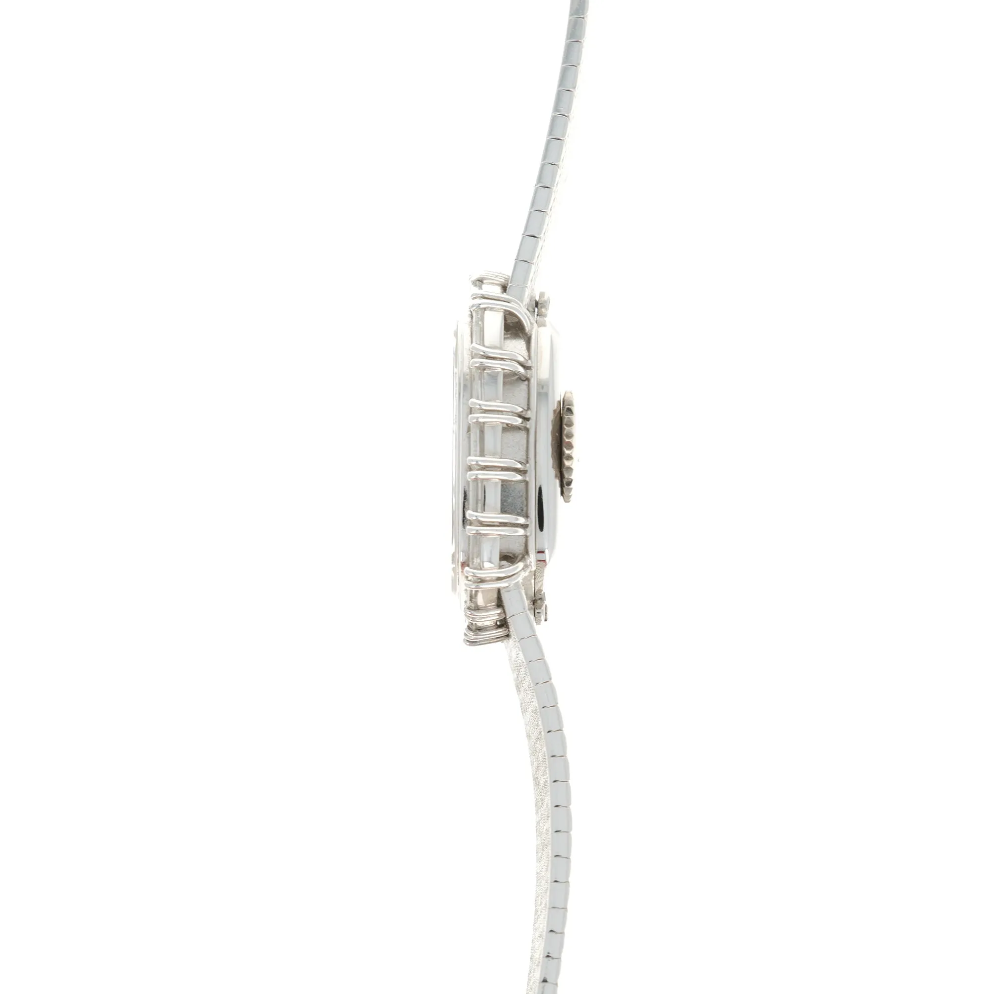 Audemars Piguet White Gold Baguette Diamond Opal Watch