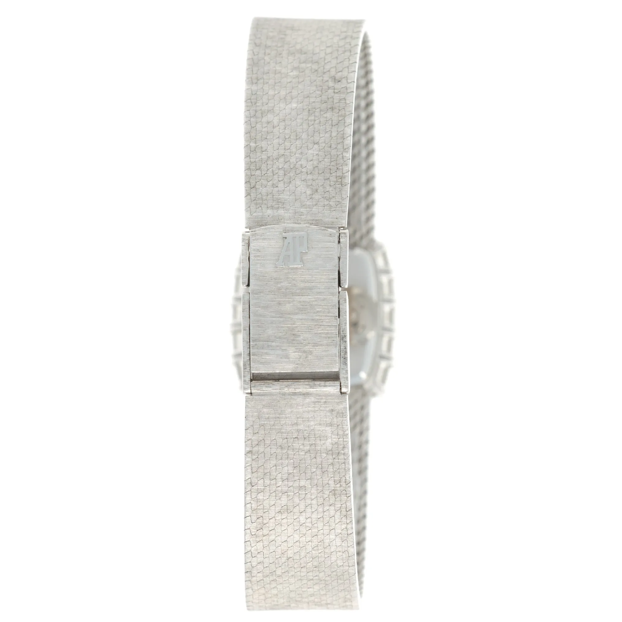 Audemars Piguet White Gold Baguette Diamond Opal Watch