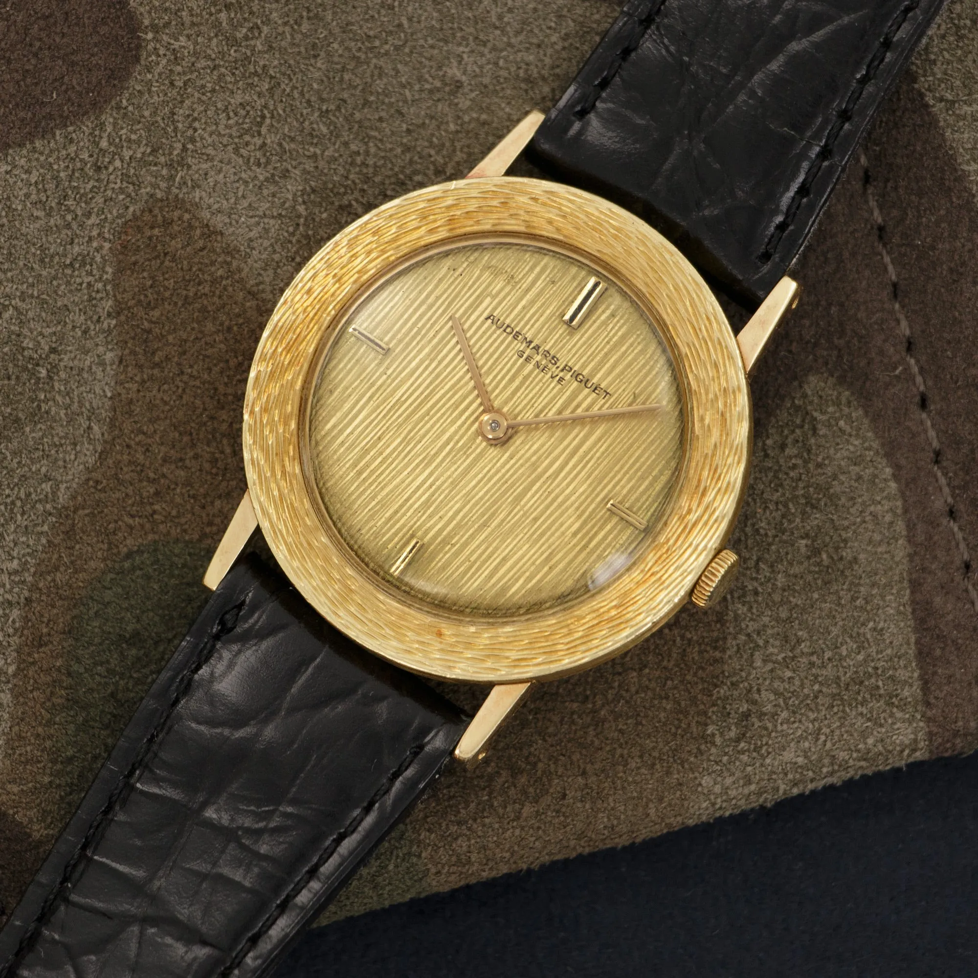 Audemars Piguet Yellow Gold Ultra-Thin Strap Watch