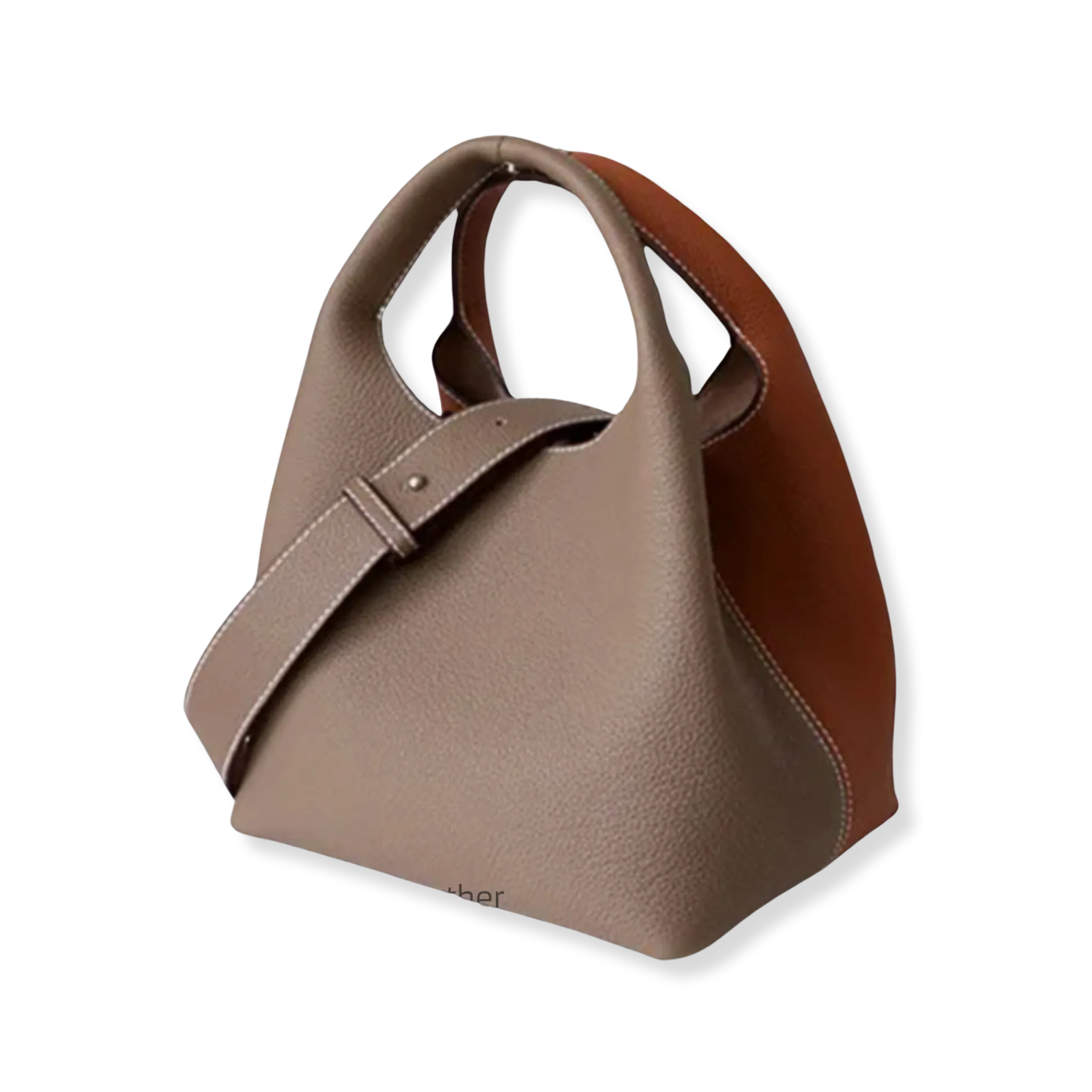 Aurelia Bucket Leather Tote
